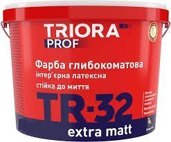 TRIORA TR-32 Фарба&nbsp;глибокоматова&nbsp;інтер'єрна&nbsp;латексна&nbsp;10&nbsp;л 778 778-4385 фото