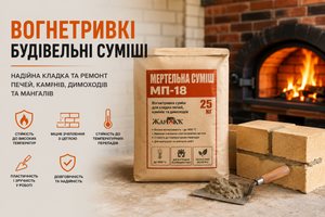 Вогонь не страшний: вогнетривкі будівельні суміші для печей і камінів на ВоронБуд фото