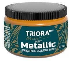 Декоративна&nbsp;емаль&nbsp;ТМ&nbsp;ТRIORA&nbsp;0.1кг&nbsp;928&nbsp;червоне&nbsp;золото 2434 2434-3348 фото