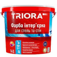 TRIORA Фарба інтер'єрна для стін та стель 14 кг 10601032114-5061 фото