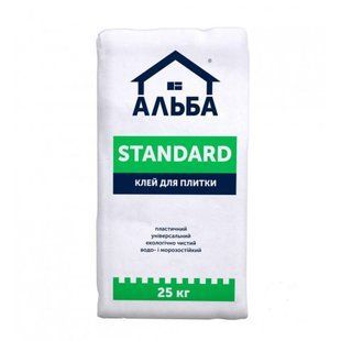 Клей&nbsp;для&nbsp;плитки&nbsp;Альба&nbsp;"Standart"&nbsp;25&nbsp;кг 560 560-3571 фото