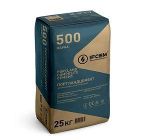 Цемент&nbsp;М500&nbsp;СИНІЙ Івано-Франківський&nbsp;25&nbsp;кг (CEM II/B-M (V-LL)) 4108 4108-6608 фото