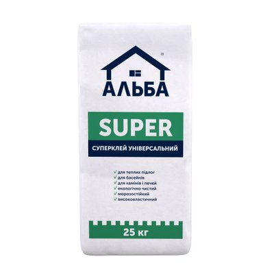 Суперклей універсальний Альба "Super" 25 кг 1298-4275 фото