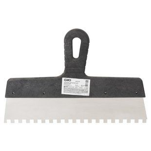 Шпатель&nbsp;нержавійка&nbsp;зубчатий&nbsp;8&nbsp;х&nbsp;8 300&nbsp;мм 139 139-5373 фото