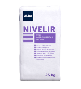 Самовирівнююча&nbsp;підлога&nbsp;Альба&nbsp;Nivelir&nbsp;25кг 6692 6692-4120 фото