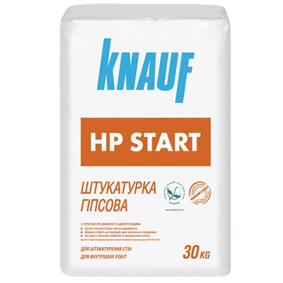 Шпаклівка гіпсова Knauf HP-Start 30 кг 2141-4467 фото